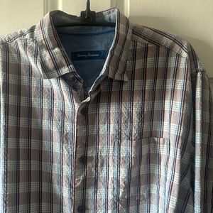 Tommy Bahama - 100% Silk - Button Down Shirt - Size Large